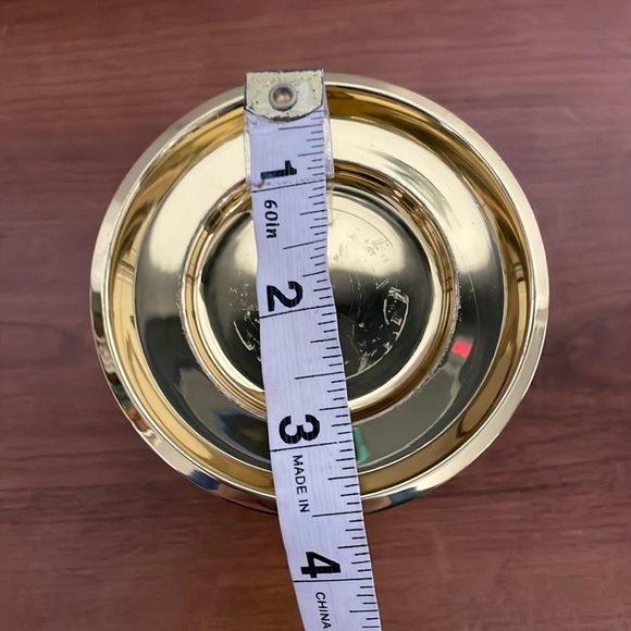 PartyLite "Falmouth" Brass Pillar Candle Holder - Picture 6 of 6